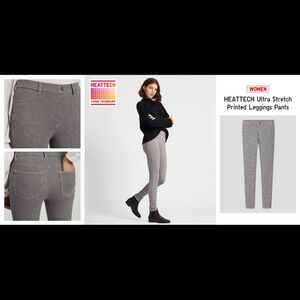 Uniqlo heattech ultra stretch printed legging pants size S